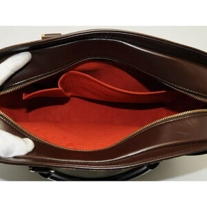 Louis Vuitton Horizontal Bag Saria Damier Shoulder Brown